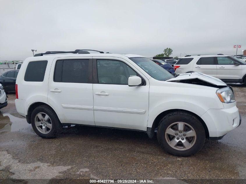 2010 Honda Pilot Ex-L VIN: 5FNYF4H58AB008701 Lot: 40427796