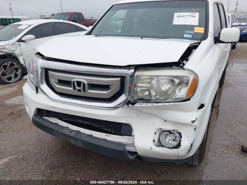 2010 Honda Pilot Ex-L VIN: 5FNYF4H58AB008701 Lot: 40427796