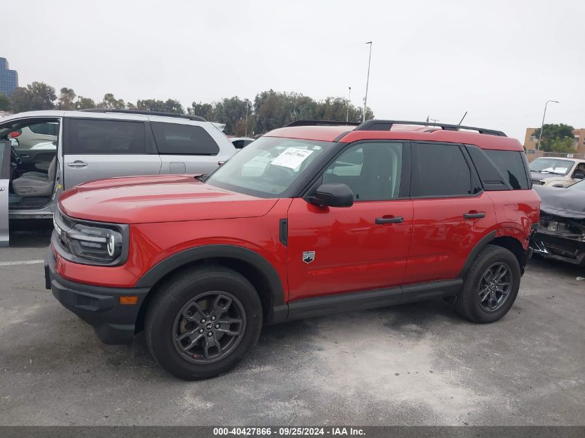 2022 Ford Bronco Sport Big Bend VIN: 3FMCR9B67NRD76691 Lot: 40427866