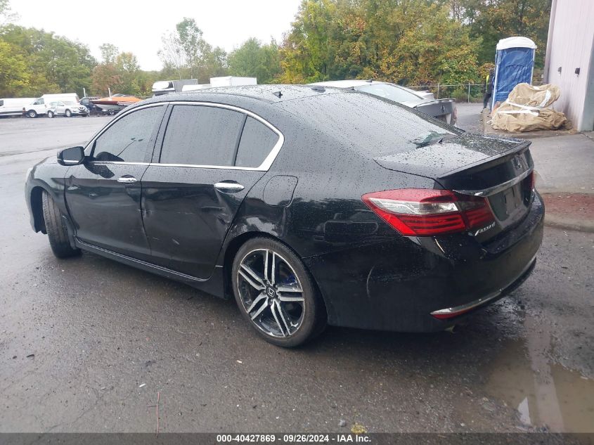 2016 Honda Accord Touring VIN: 1HGCR3F90GA004386 Lot: 40427869