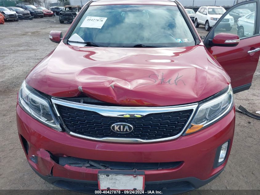 2015 Kia Sorento Lx V6 VIN: 5XYKT4A70FG612687 Lot: 40427878