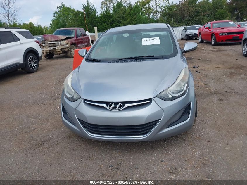 2015 Hyundai Elantra Se/Sport/Limited VIN: 5NPDH4AE6FH579826 Lot: 40427923