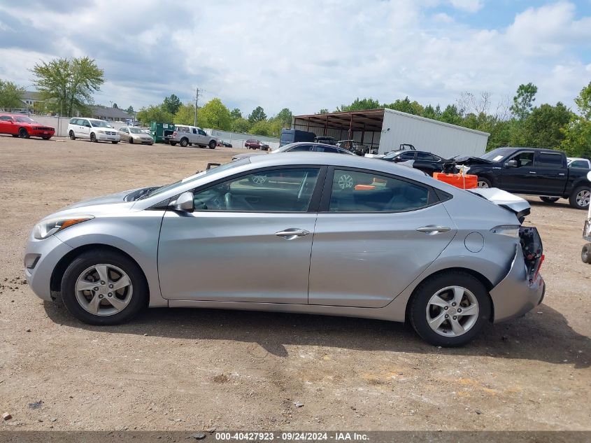 2015 Hyundai Elantra Se/Sport/Limited VIN: 5NPDH4AE6FH579826 Lot: 40427923