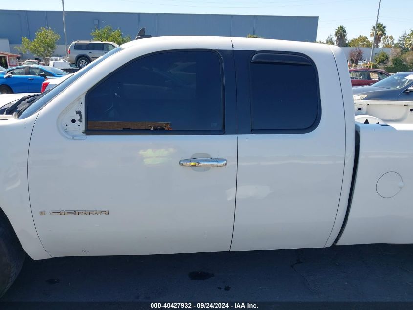 2008 GMC Sierra 1500 Sle1 VIN: 2GTEC19JX81242051 Lot: 40427932