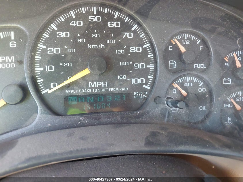 2000 Chevrolet Silverado 1500 Ls VIN: 1GCEC19V7YZ152026 Lot: 40427967