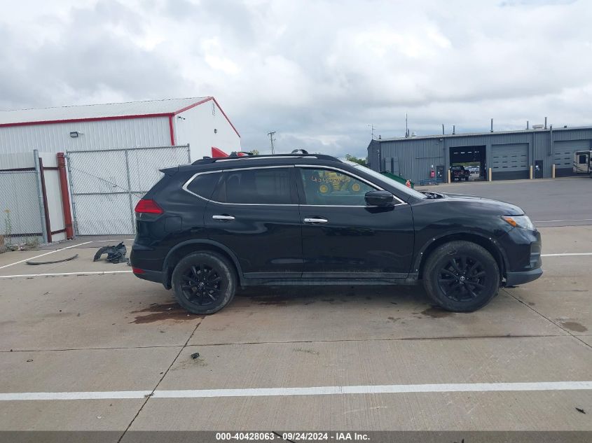 2017 Nissan Rogue Sv VIN: 5N1AT2MVXHC810206 Lot: 40428063