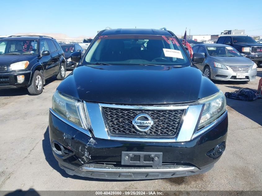 2013 Nissan Pathfinder Sv VIN: 5N1AR2MN5DC641687 Lot: 40428080