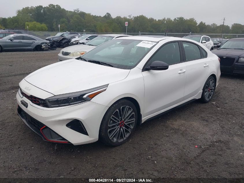 2022 Kia Forte Gt VIN: 3KPF44AC0NE486743 Lot: 40428114