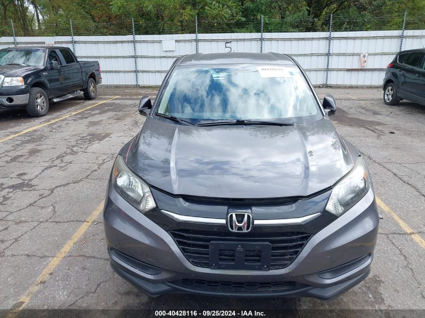 2018 Honda Hr-V Lx VIN: 3CZRU6H36JM732056 Lot: 40428116