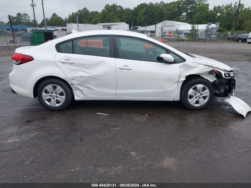 2017 Kia Forte Lx VIN: 3KPFL4A7XHE056826 Lot: 40428131