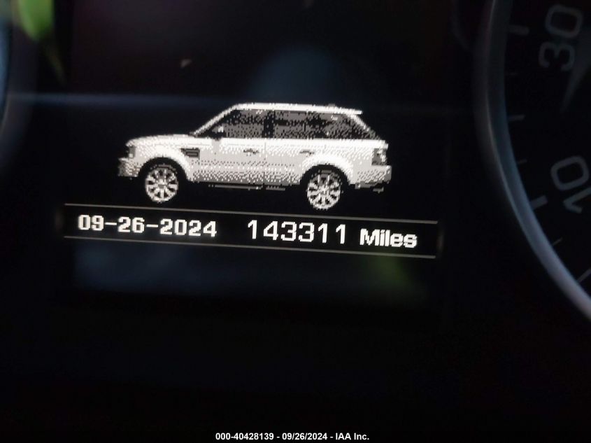 2012 Land Rover Range Rover Sport Hse VIN: SALSF2D44CA718836 Lot: 40428139