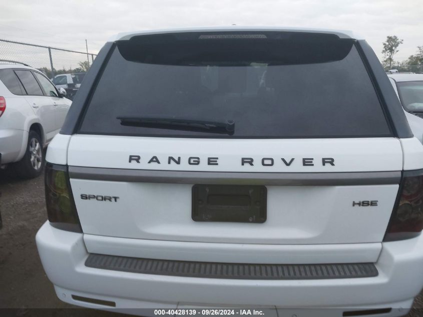 2012 Land Rover Range Rover Sport Hse VIN: SALSF2D44CA718836 Lot: 40428139