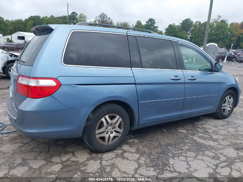 2007 Honda Odyssey Ex-L VIN: 5FNRL38737B011541 Lot: 40428176