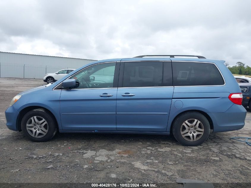 2007 Honda Odyssey Ex-L VIN: 5FNRL38737B011541 Lot: 40428176