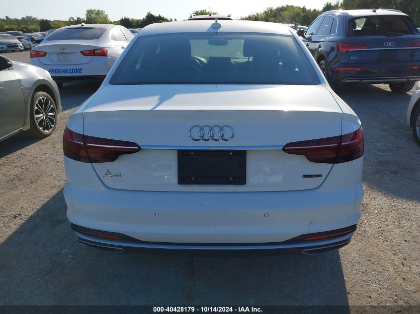 2022 Audi A4 Premium Plus 45 VIN: WAUEAAF43NN014842 Lot: 40428179