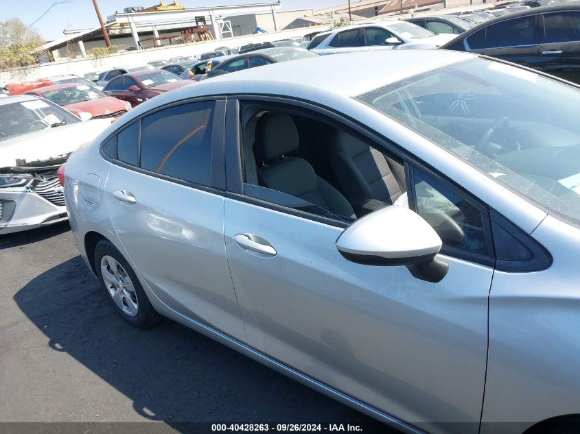 2017 Chevrolet Cruze Ls VIN: 3G1BC5SM5HS534783 Lot: 40428263