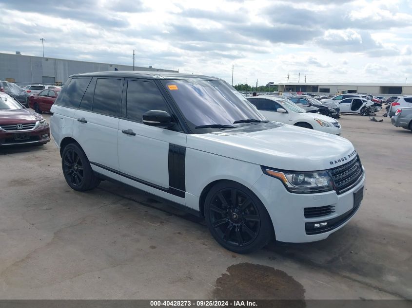 SALGS2KF2GA266039 2016 LAND ROVER RANGE ROVER - Image 1