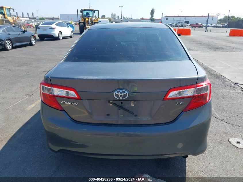 2013 Toyota Camry Le VIN: 4T1BF1FK1DU709097 Lot: 40428296