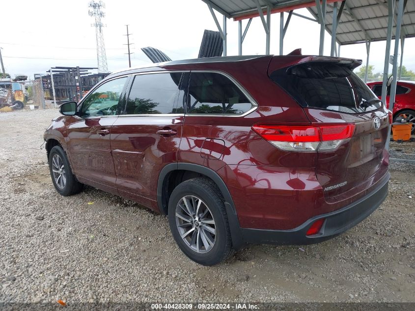 2018 TOYOTA HIGHLANDER XLE - 5TDJZRFH4JS844858