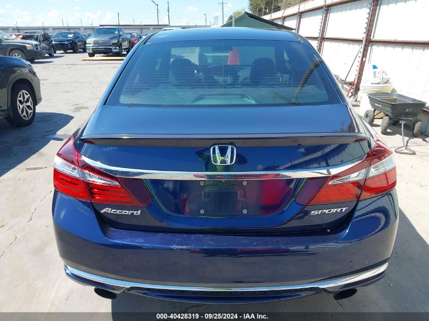 1HGCR2F54GA174323 2016 Honda Accord Sport