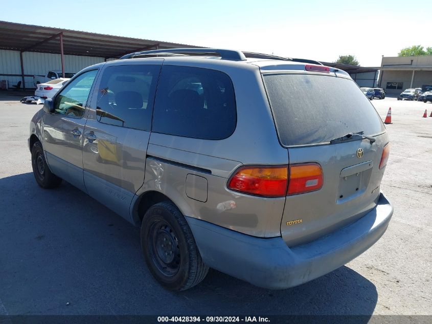 1998 Toyota Sienna Le VIN: 4T3ZF13C8WU072182 Lot: 40428394