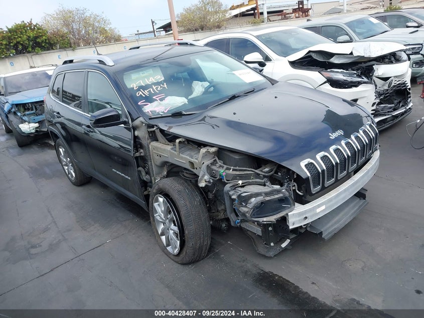 VIN 1C4PJLDX5JD618493 2018 JEEP CHEROKEE LIMITED FWD