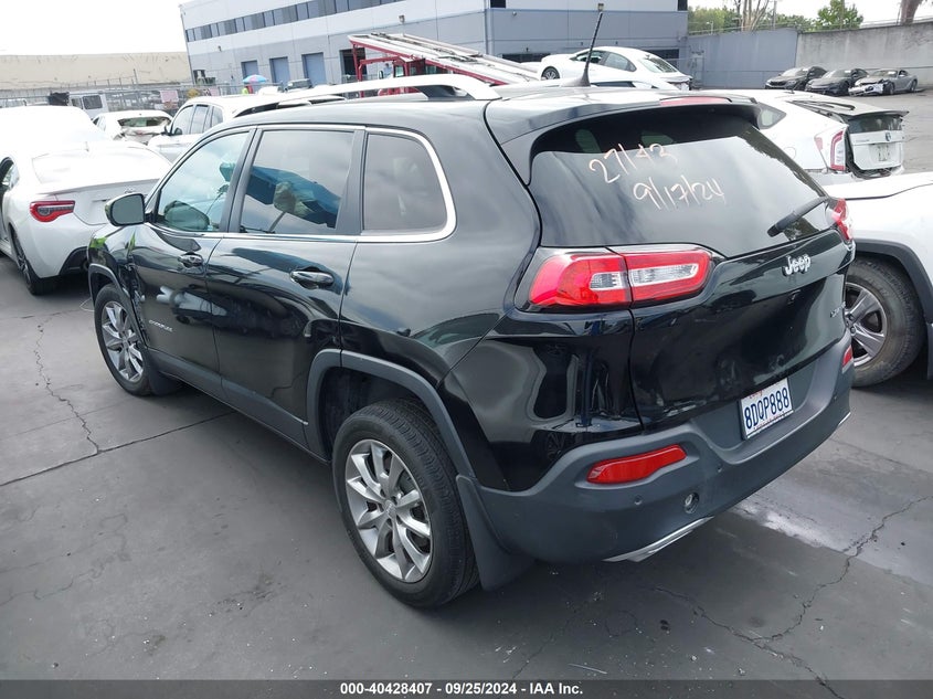 VIN 1C4PJLDX5JD618493 2018 JEEP CHEROKEE LIMITED FWD