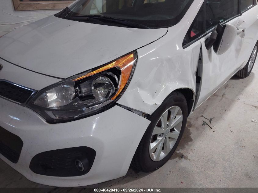 2012 Kia Rio5 Ex VIN: KNADN5A3XC6013801 Lot: 40428418