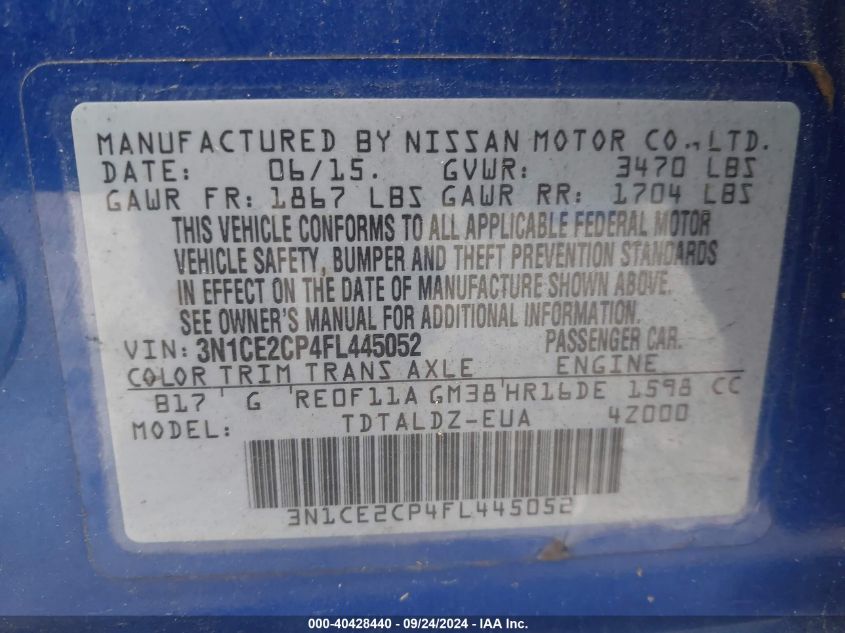 1N4DL01D01C109672 2001 Nissan Altima Gxe