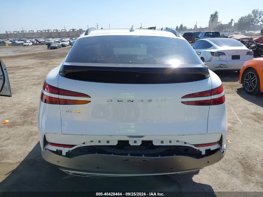 2023 Genesis Gv60 Performance Awd VIN: KMUKEDTB6PU004942 Lot: 40428484