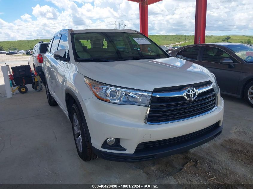 5TDKKRFH1FS087224 2015 TOYOTA HIGHLANDER - Image 1