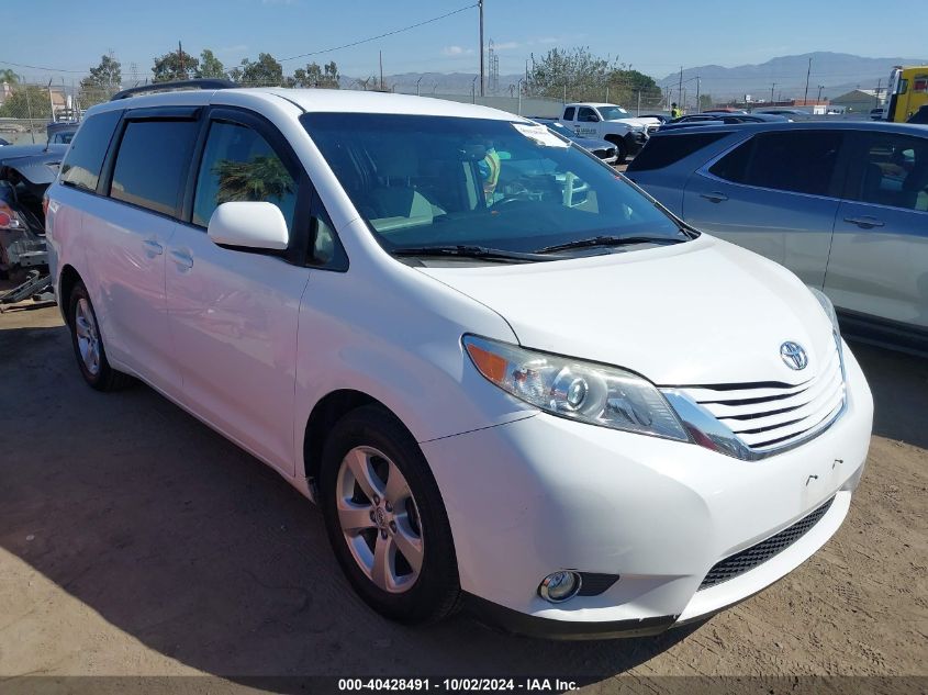 5TDKK3DC5GS728106 2016 TOYOTA SIENNA - Image 1