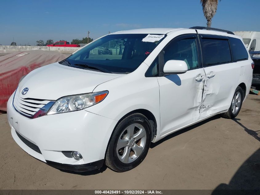 5TDKK3DC5GS728106 2016 TOYOTA SIENNA - Image 2