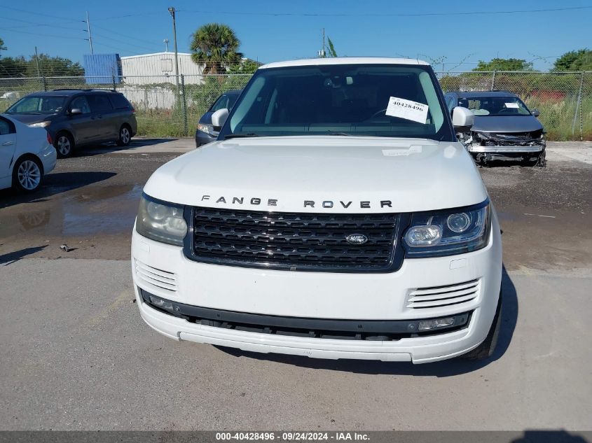 2013 Land Rover Range Rover Hse VIN: SALGS2DF0DA122644 Lot: 40428496
