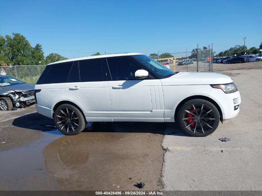 2013 Land Rover Range Rover Hse VIN: SALGS2DF0DA122644 Lot: 40428496