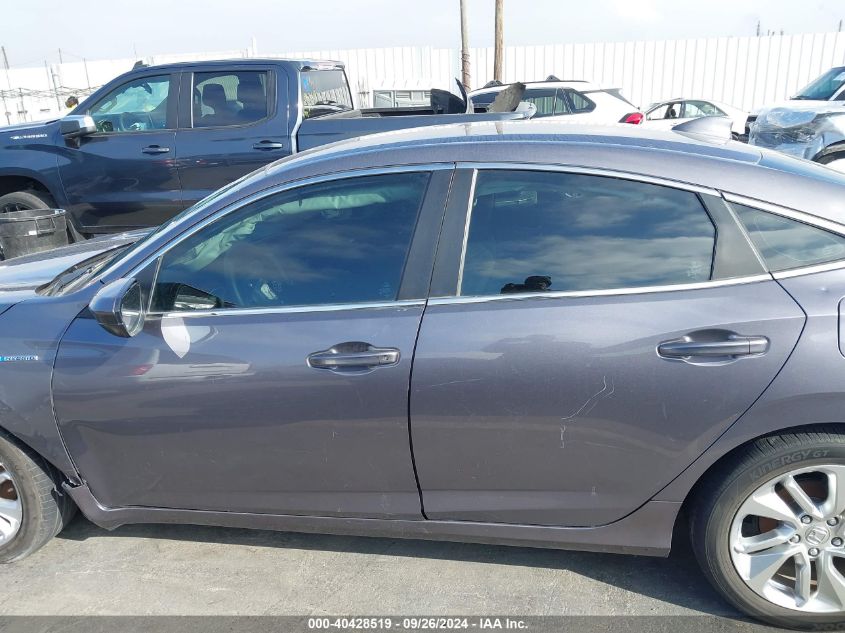 2021 Honda Insight Ex VIN: 19XZE4F53ME009890 Lot: 40428519