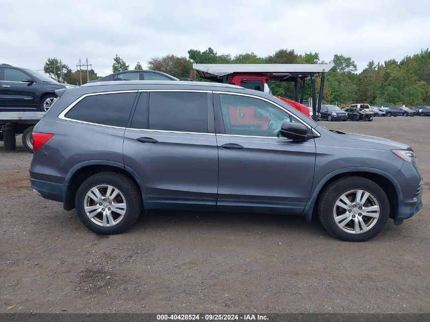 5FNYF6H10GB049146 2016 Honda Pilot Lx