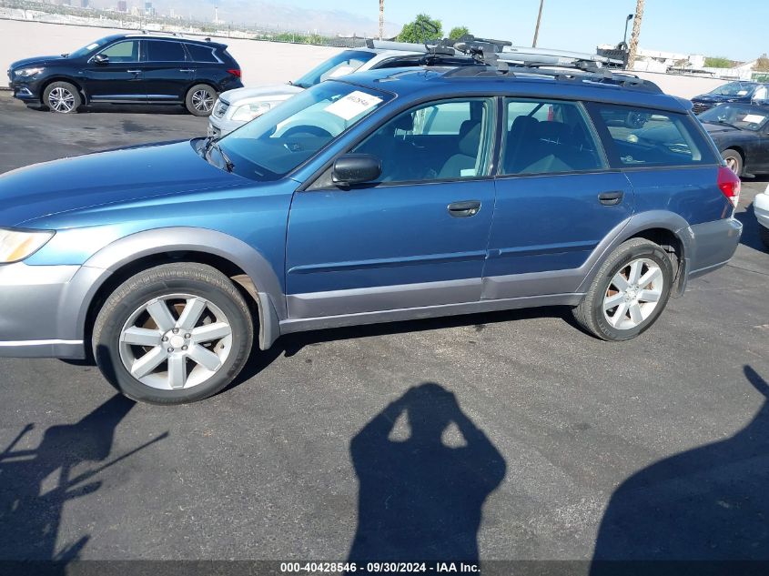 4S4BP61C087308333 2008 Subaru Outback 2.5I