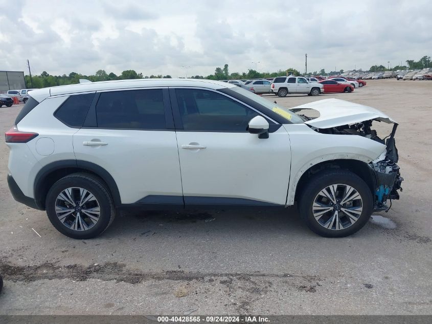 2022 Nissan Rogue Sv Intelligent Awd VIN: 5N1BT3BBXNC709004 Lot: 40428565