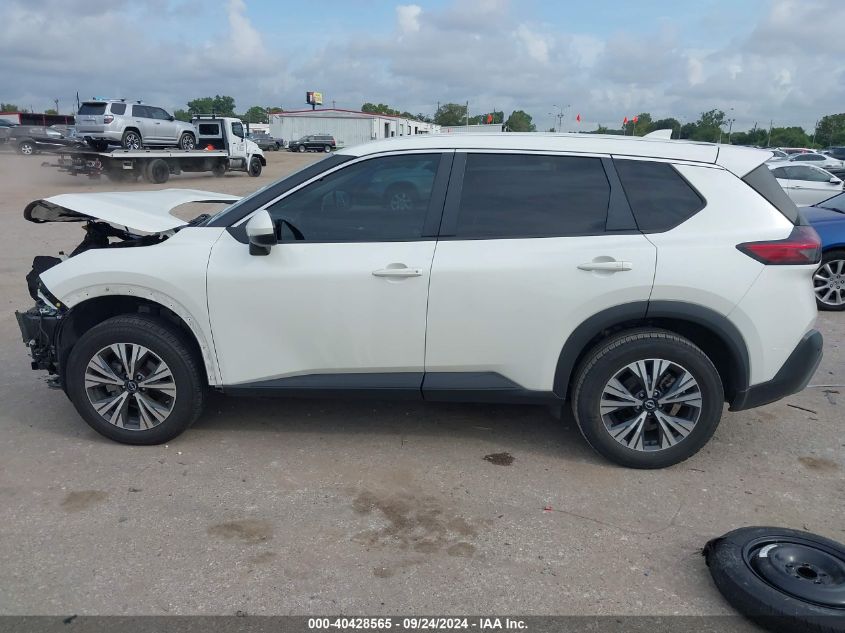 2022 Nissan Rogue Sv Intelligent Awd VIN: 5N1BT3BBXNC709004 Lot: 40428565