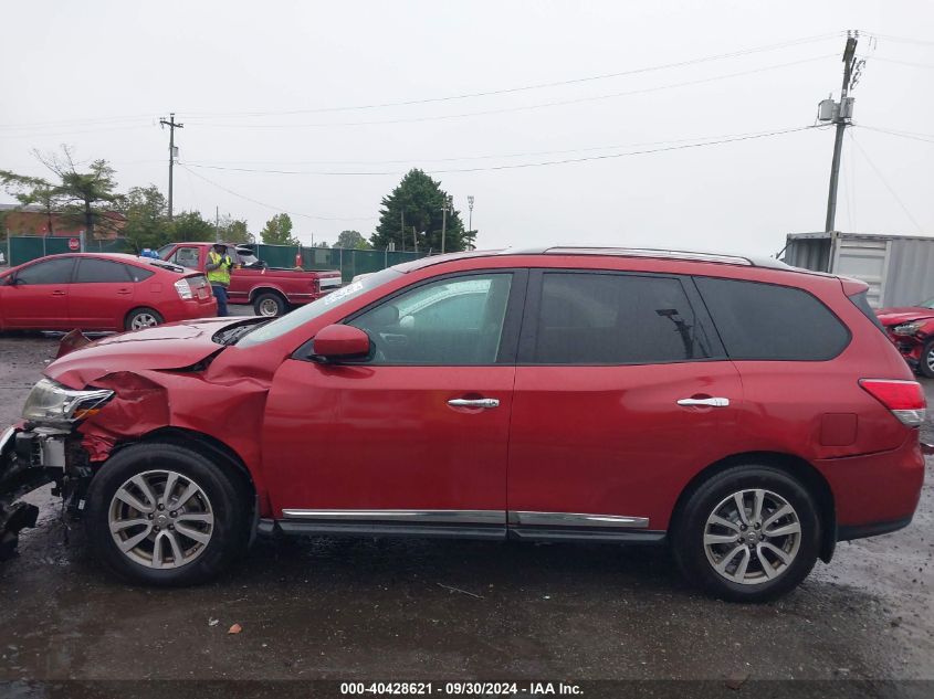 2015 Nissan Pathfinder Sl VIN: 5N1AR2MM0FC669410 Lot: 40428621