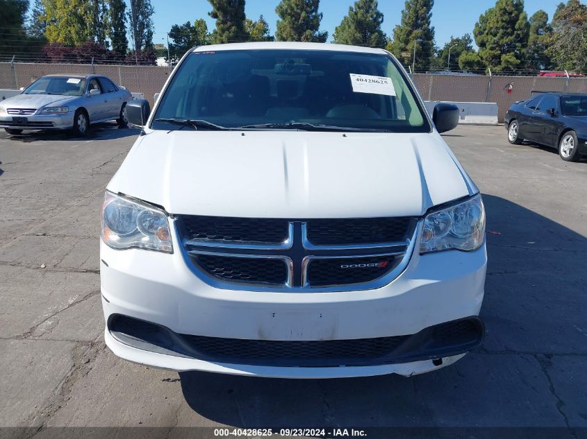 2016 Dodge Grand Caravan Se VIN: 2C4RDGBG3GR372950 Lot: 40428625