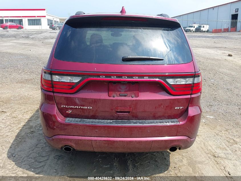 2021 Dodge Durango Gt Plus Awd VIN: 1C4RDJDG4MC639396 Lot: 40428632