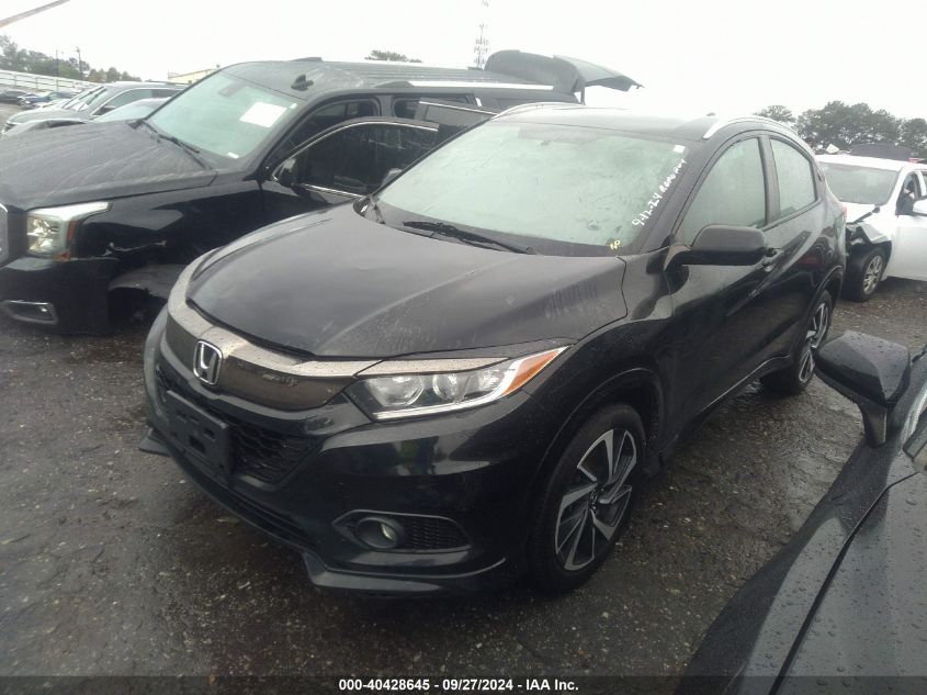 VIN 3CZRU6H1XKG709619 2019 HONDA HR-V no.2