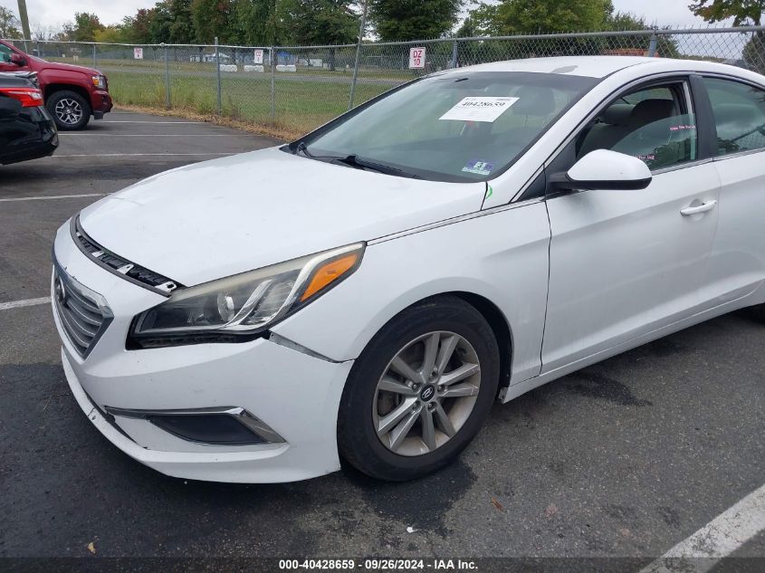 5NPE24AF8FH211162 2015 Hyundai Sonata Se