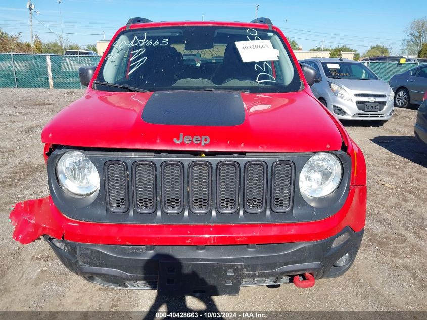 2016 Jeep Renegade Trailhawk VIN: ZACCJBCT6GPD38650 Lot: 40428663