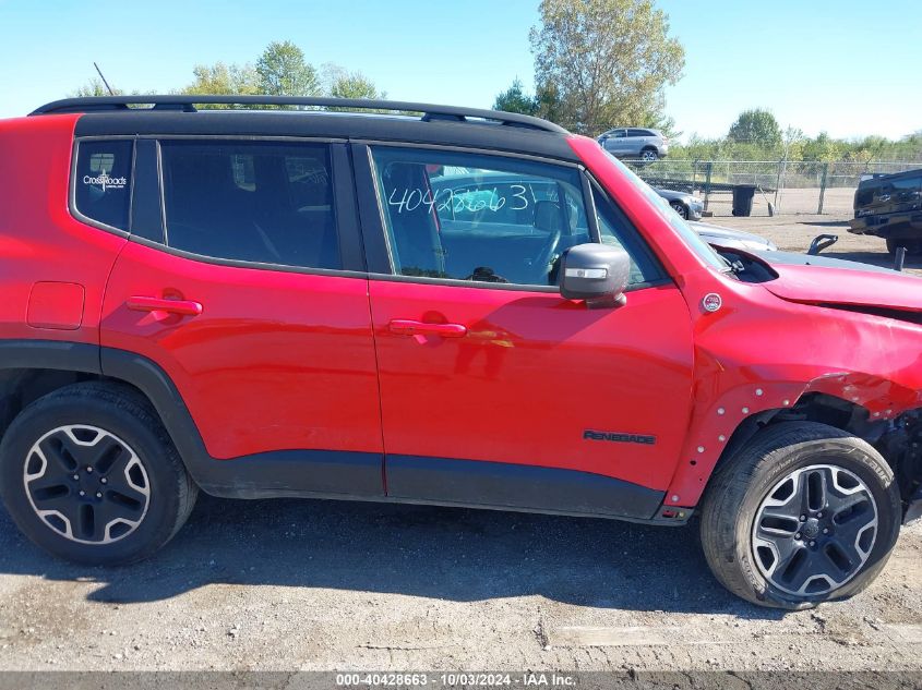 2016 Jeep Renegade Trailhawk VIN: ZACCJBCT6GPD38650 Lot: 40428663