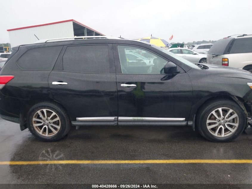 2014 Nissan Pathfinder Sl VIN: 5N1AR2MM6EC695055 Lot: 40428666