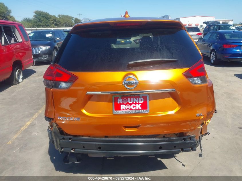 2018 Nissan Rogue Sl VIN: JN8AT2MTXJW486170 Lot: 40428670