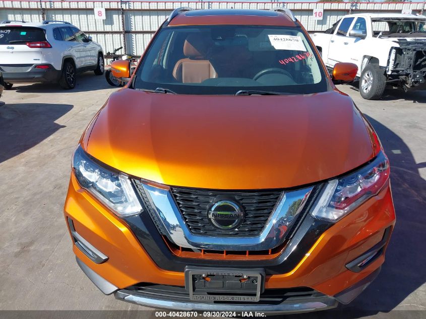 2018 Nissan Rogue Sl VIN: JN8AT2MTXJW486170 Lot: 40428670